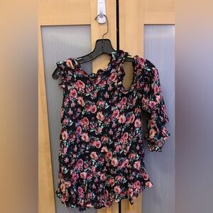 IRO Jeans Eloane silk top in floral print Size 4